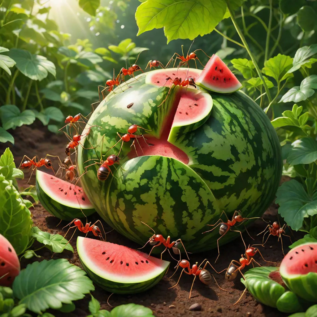 The Ants' Great Watermelon Adventure
