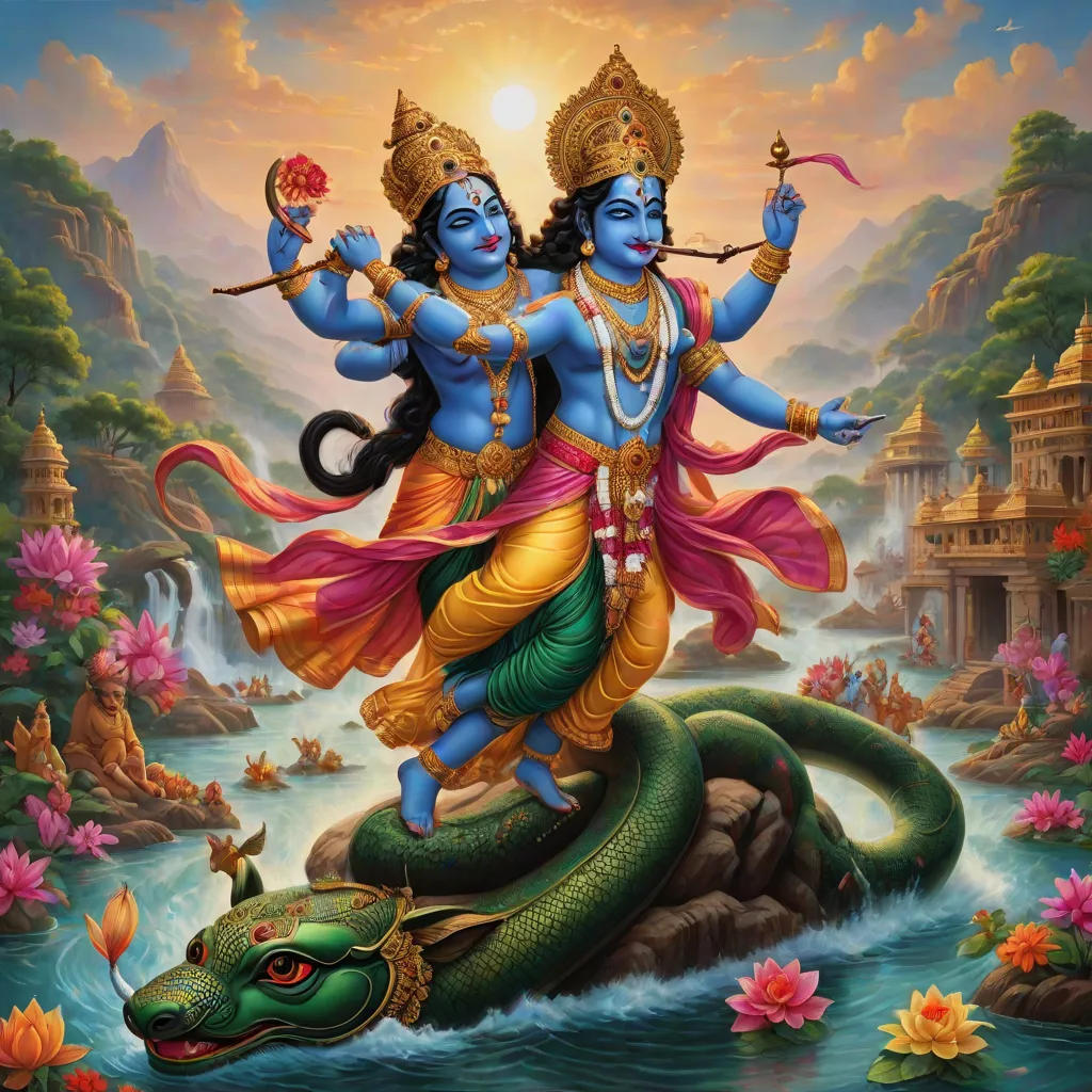 The Dance of Krishna and Kalia