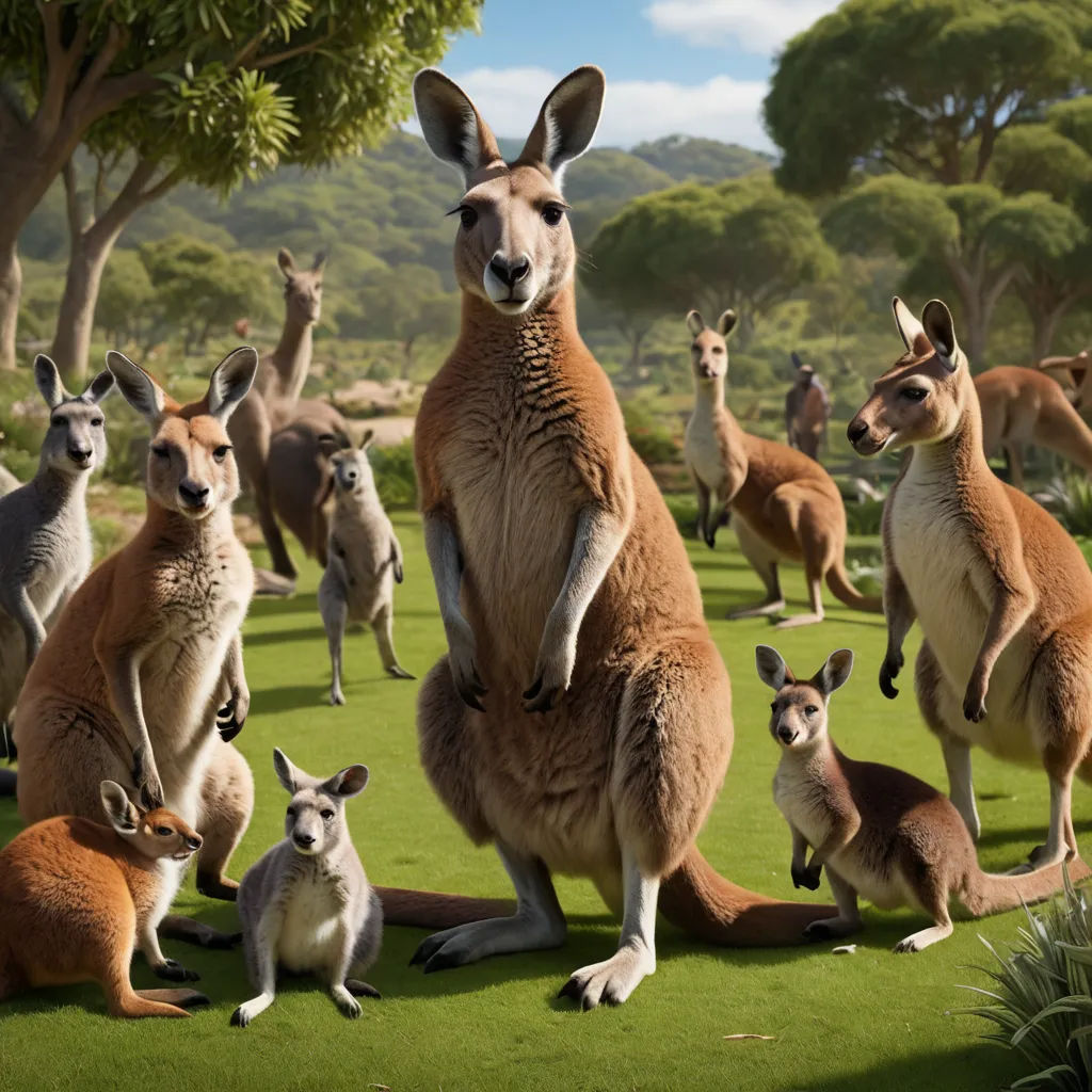 Jeb the Funny and Playful Kangaroo