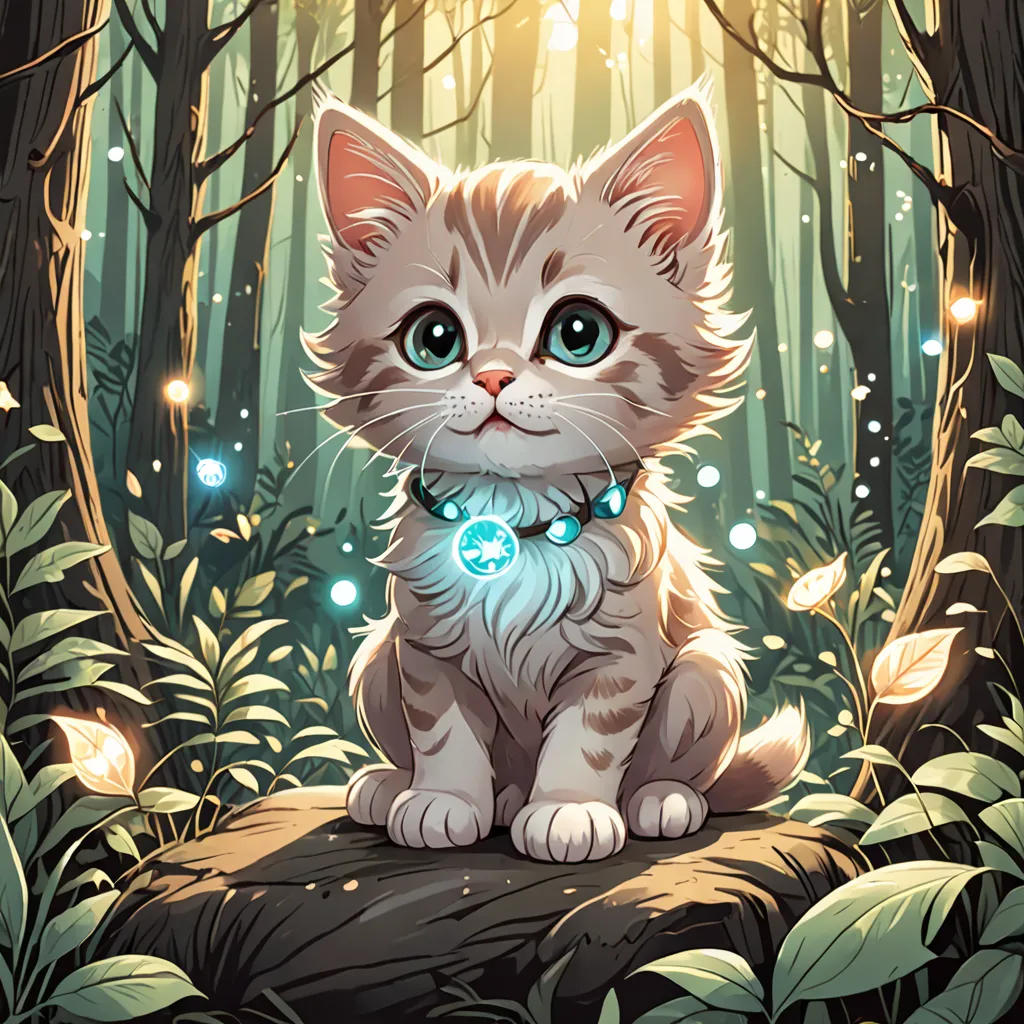 Meows, the Magical Kitten