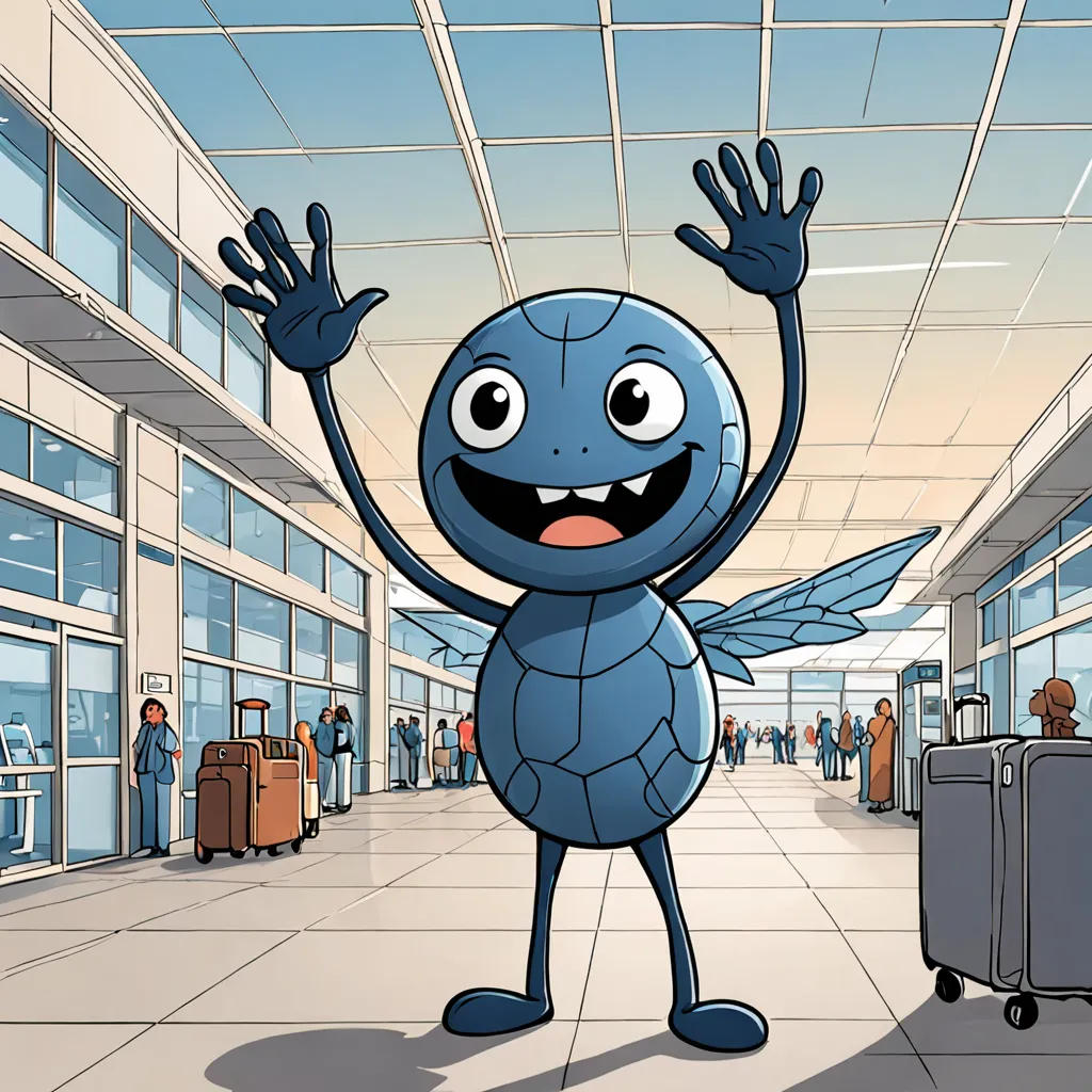 The Journey of Nabnab the Blue Spider
