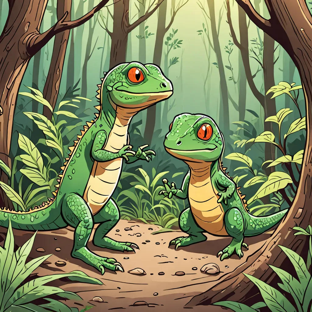 The Lizard and the Lost Friend