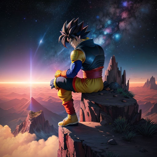 I WILL CHANGE THE FUTURE, BARDOCK, PLANET VEGETA, DRAGON BALL Z, ANIMATION,  HD wallpaper