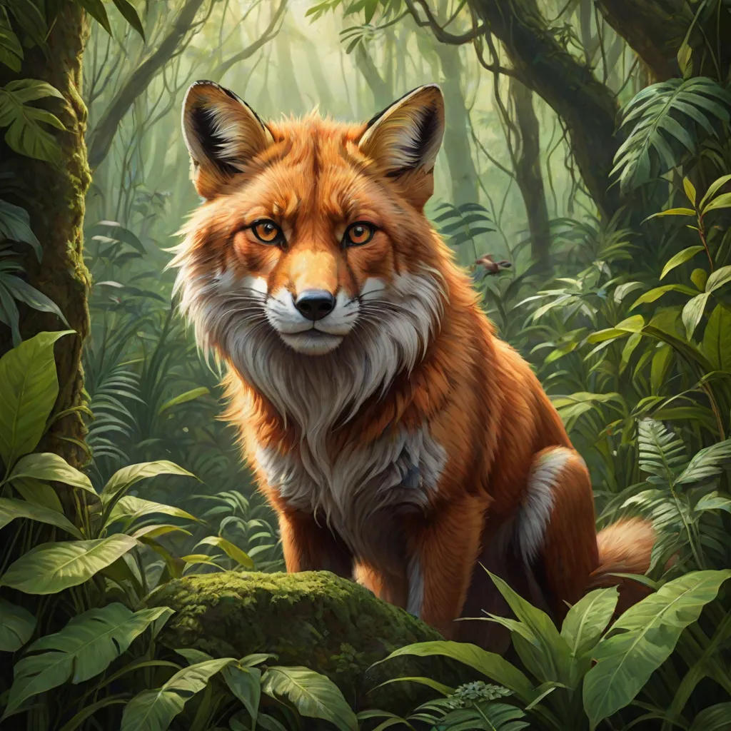 The Cunning Fox and the Old Lion