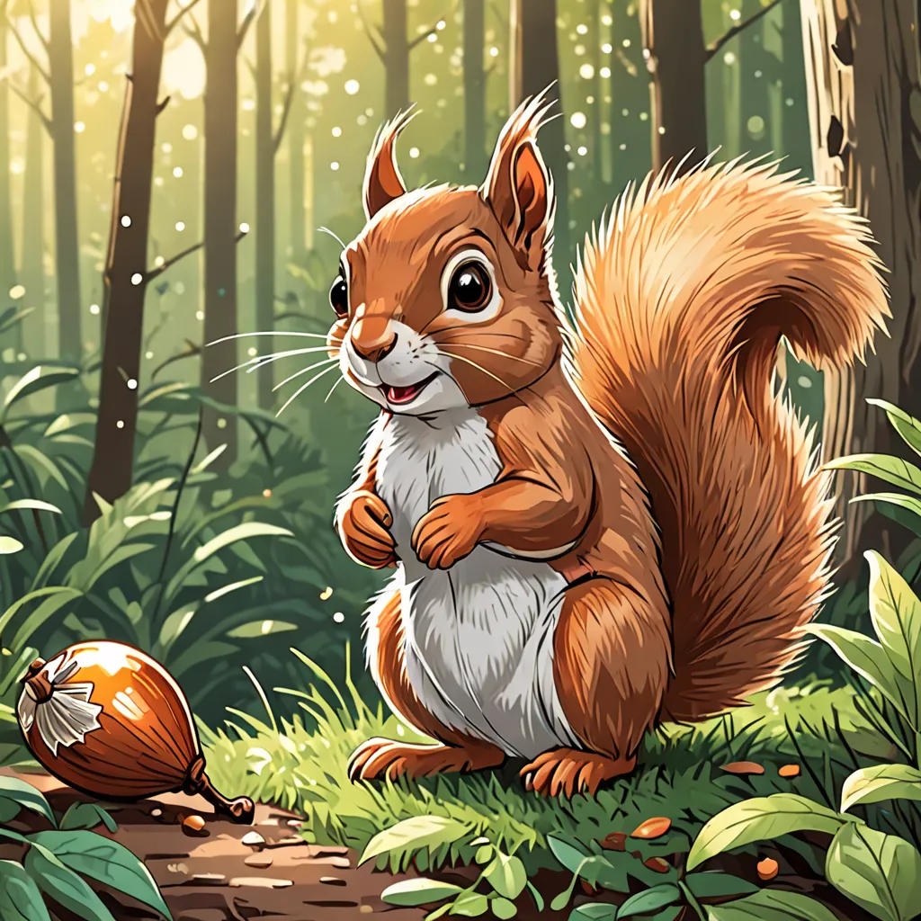 The Magical Acorn of the Whispering Woods