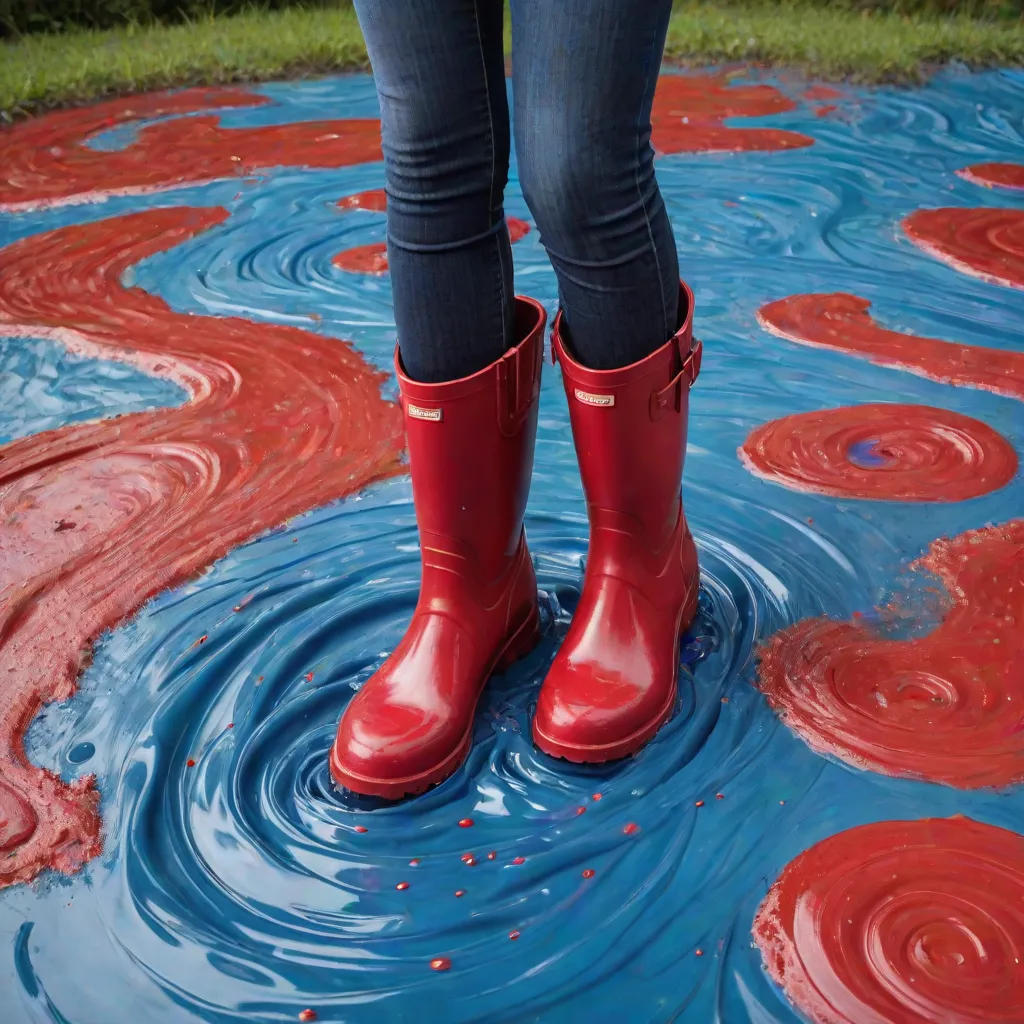 Marcy and the Blue Glue Puddle