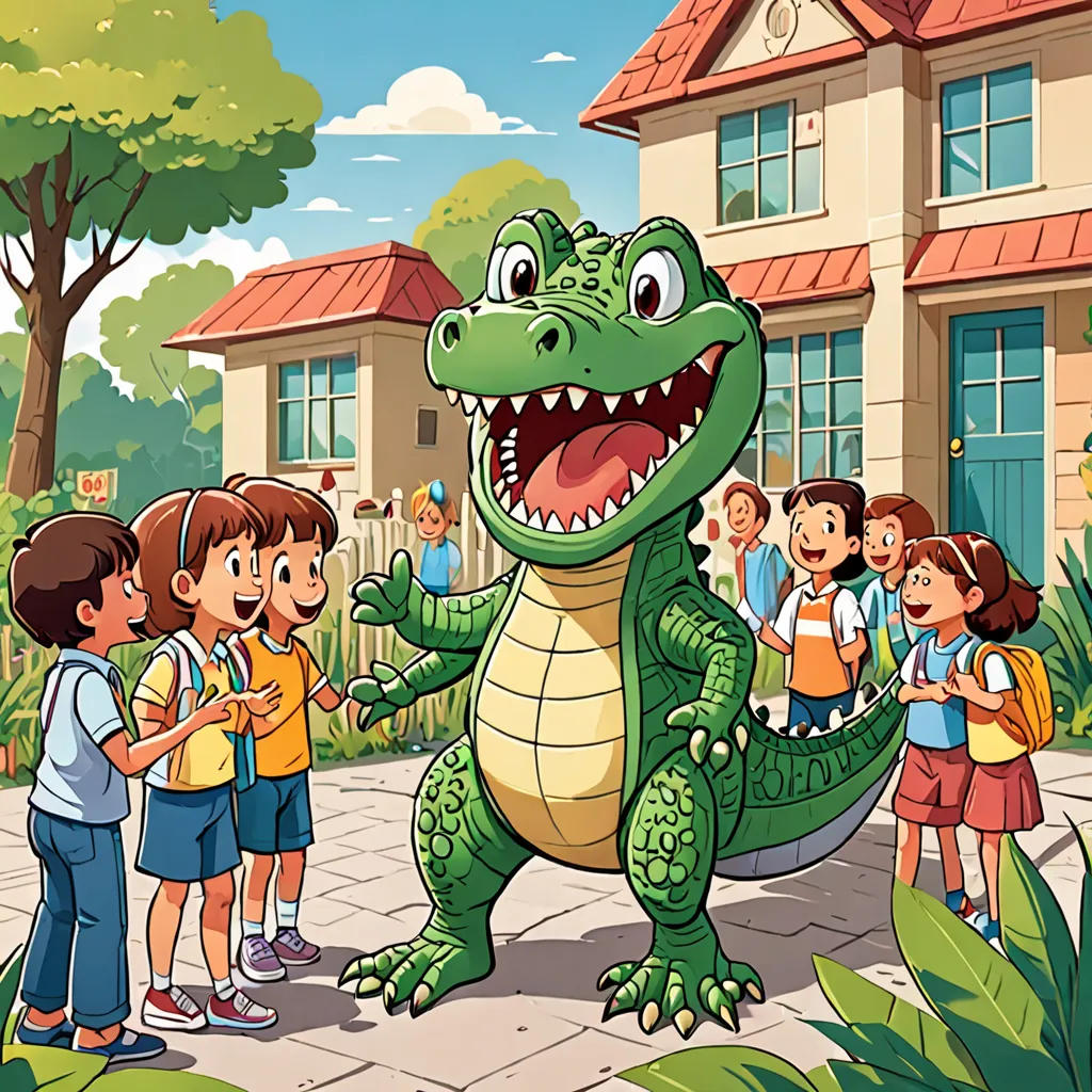The Brave Little Crocodile