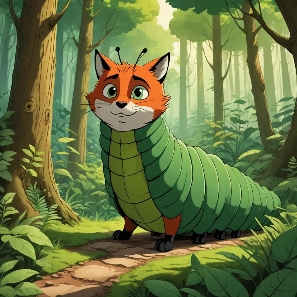 The Race of the Caterpillar and the Fox