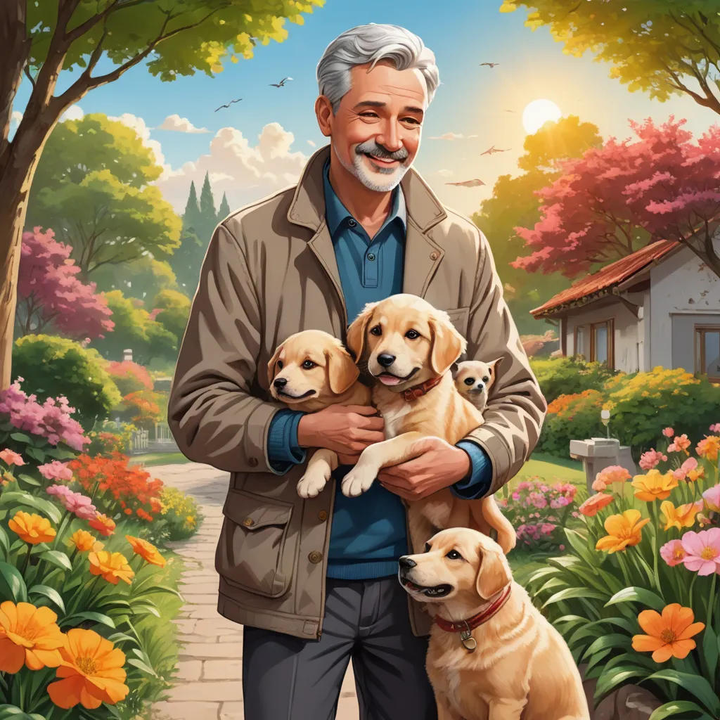 The Lucky Pup and the Kind Owner