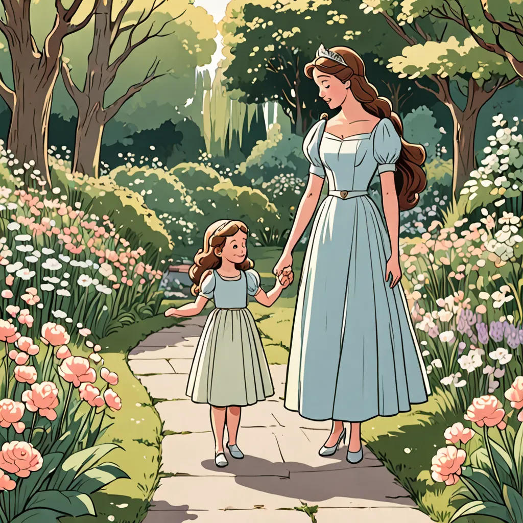 The Princess and the Little Girl