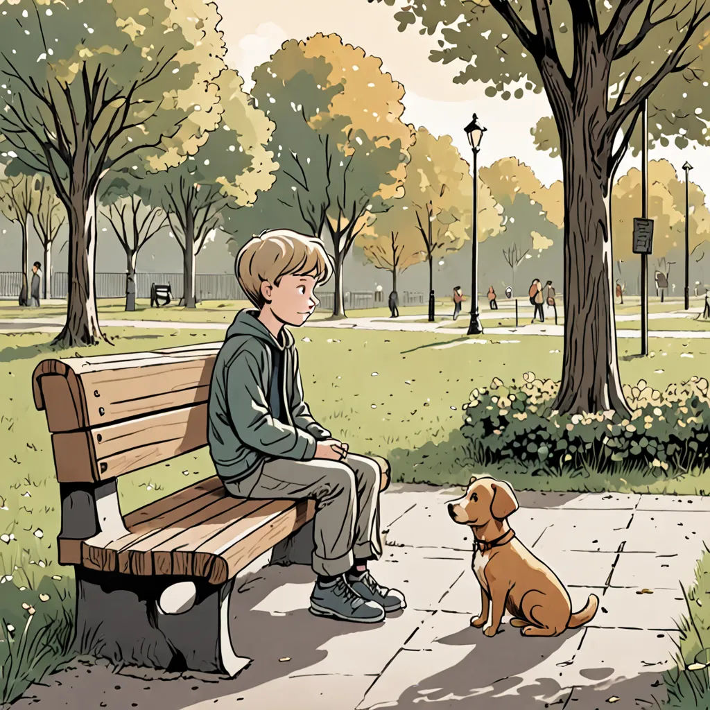The Lonely Boy and His New Friend