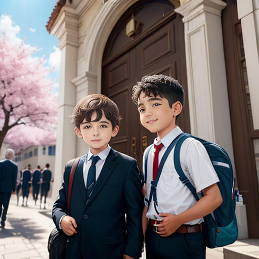 Cesar's First Day of School