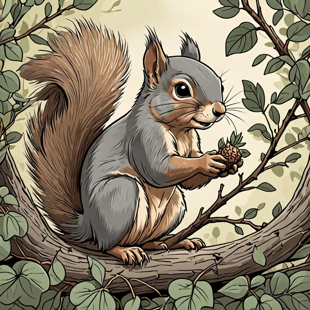 The Brave Little Squirrel