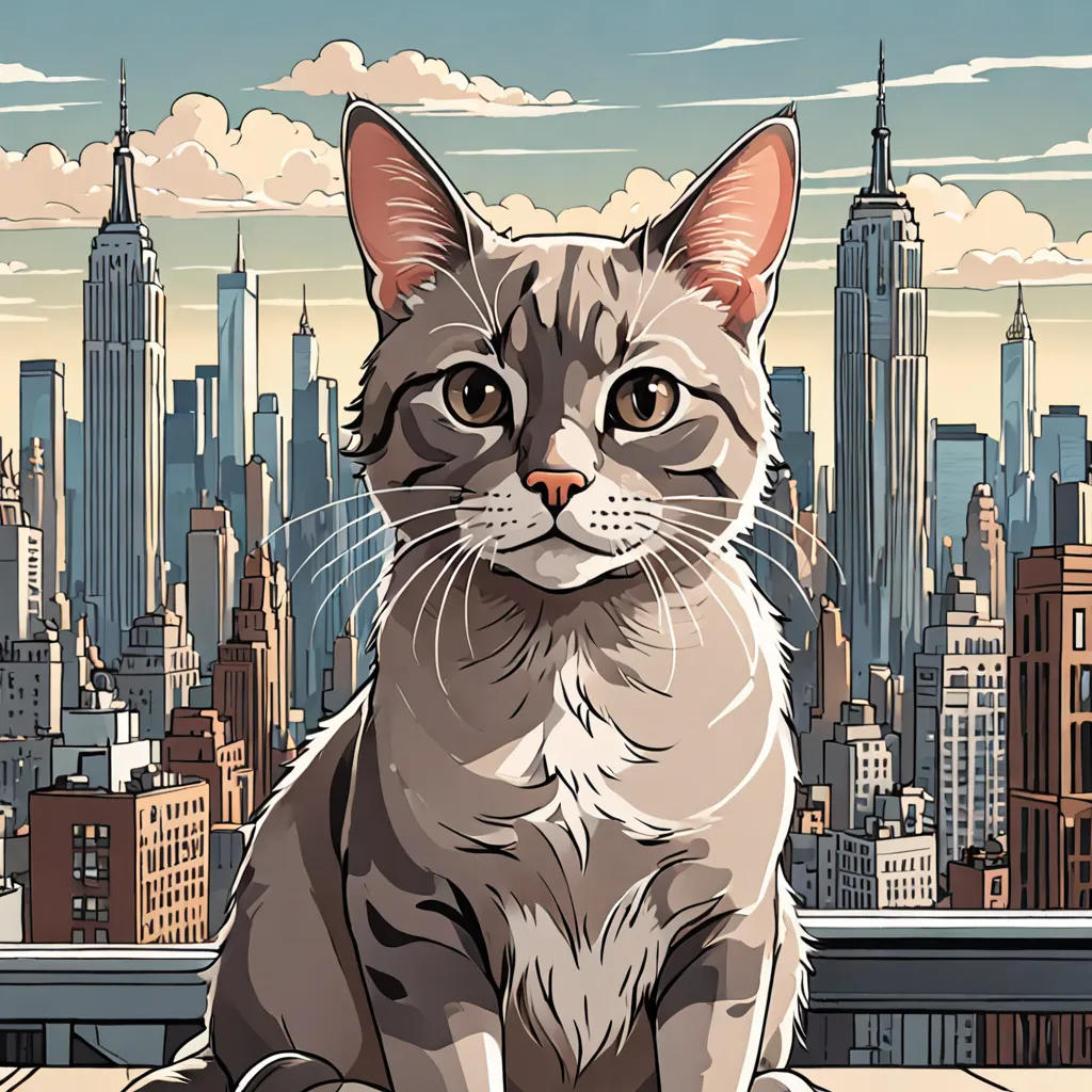 Whiskers' Adventure in New York