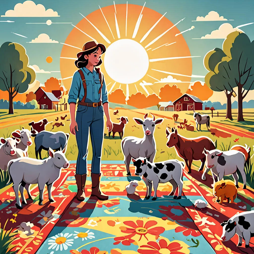 Bia's Farm Rug