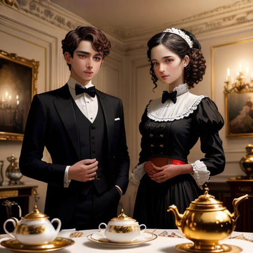 The Butler Boy and His Exposed Secret