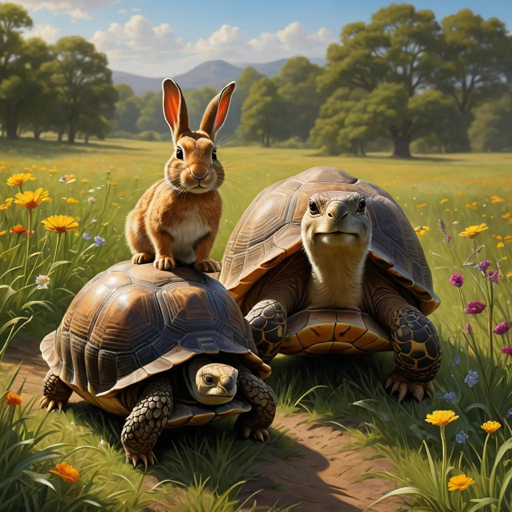 The Speedy Rabbit and the Wise Tortoise