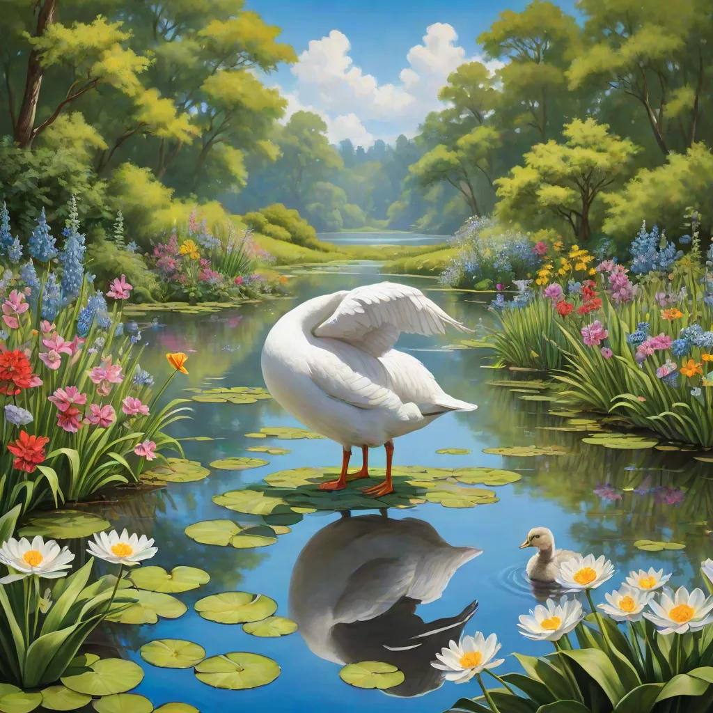 A Mother's Journey: The Tale of Mother Goose and Her Baby