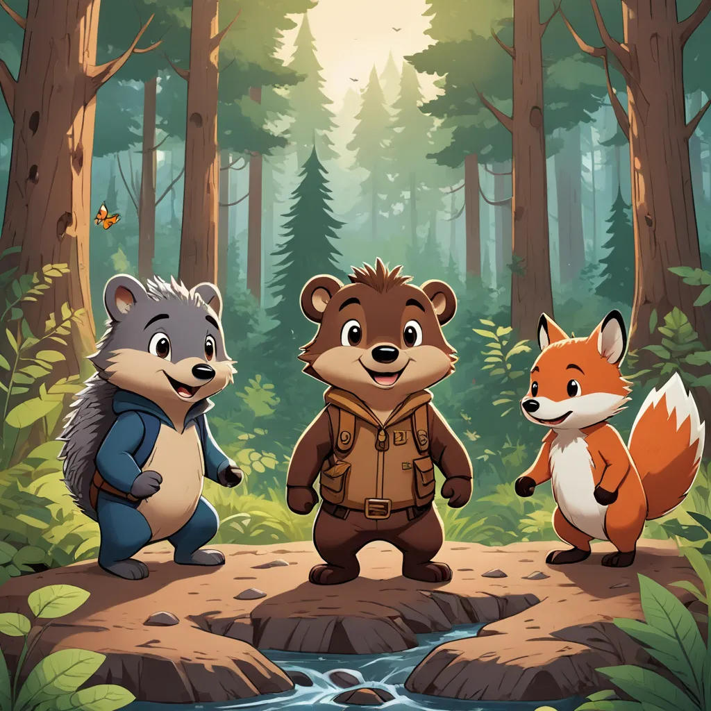 The Curious Bear Cub