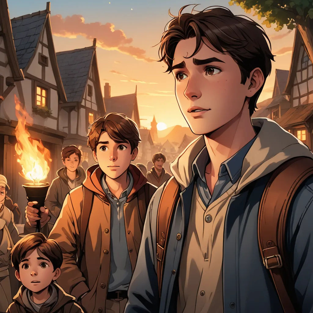 a group of people standing in front of a fire place with a man holding a book in his hand, sots art, a comic book panel, Cedric Seaut (Keos Masons), kinkade
