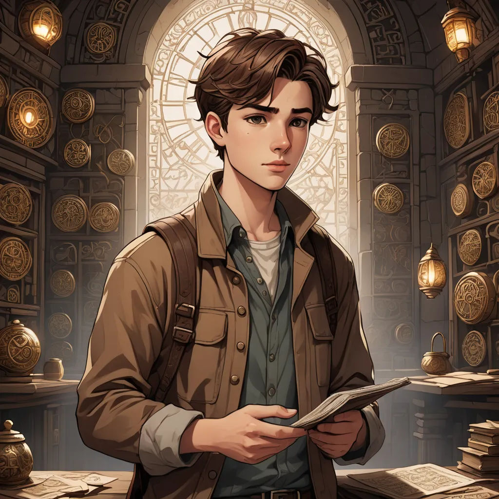a man standing in front of a window holding a paper in his hand and looking at a clipboard, sots art, a character portrait, Cedric Seaut (Keos Masons), official art