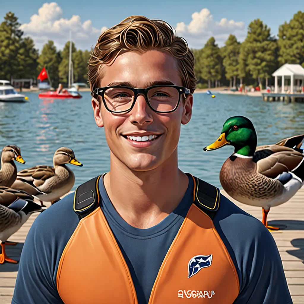 The Ducking Lifeguard