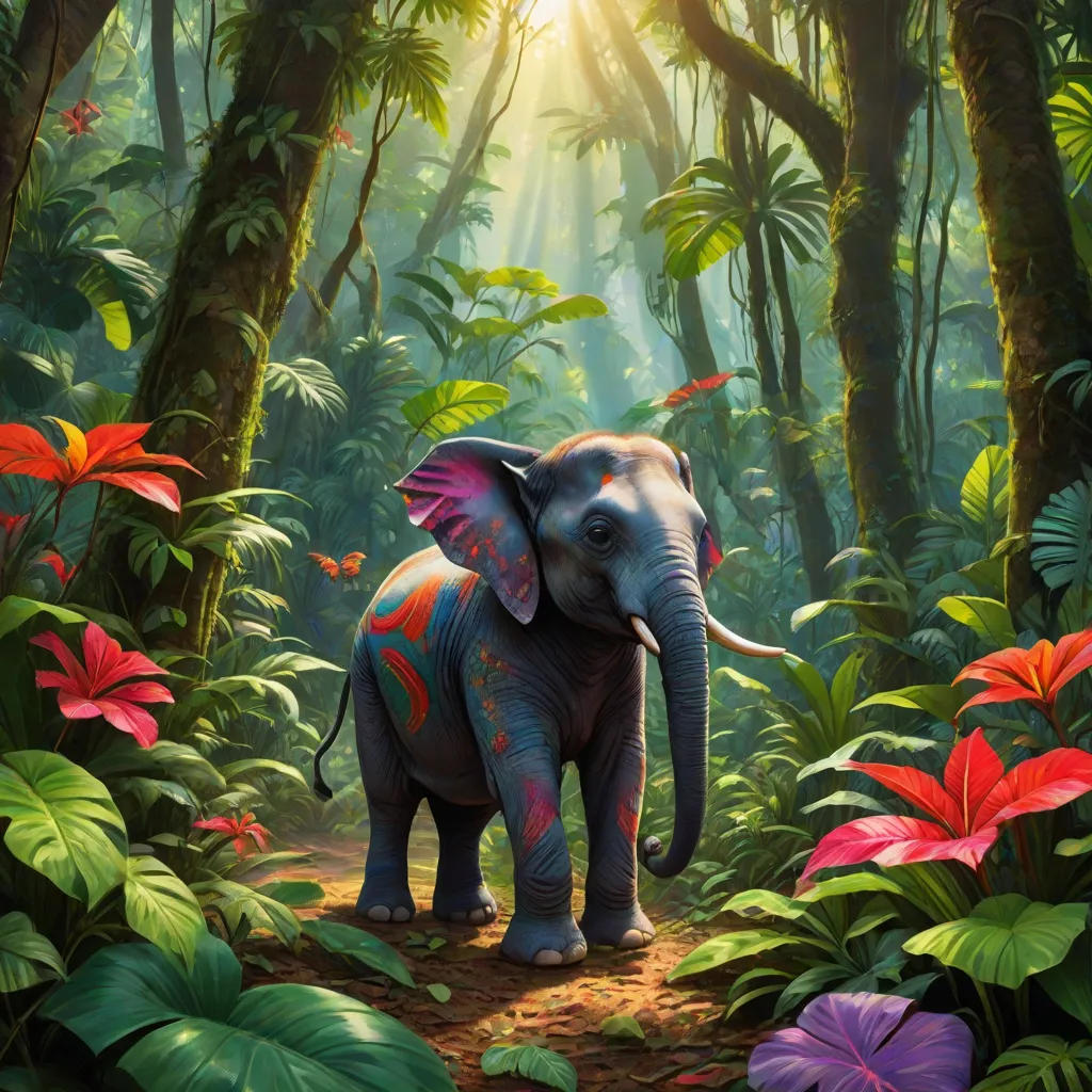 The Lost Little Elephant