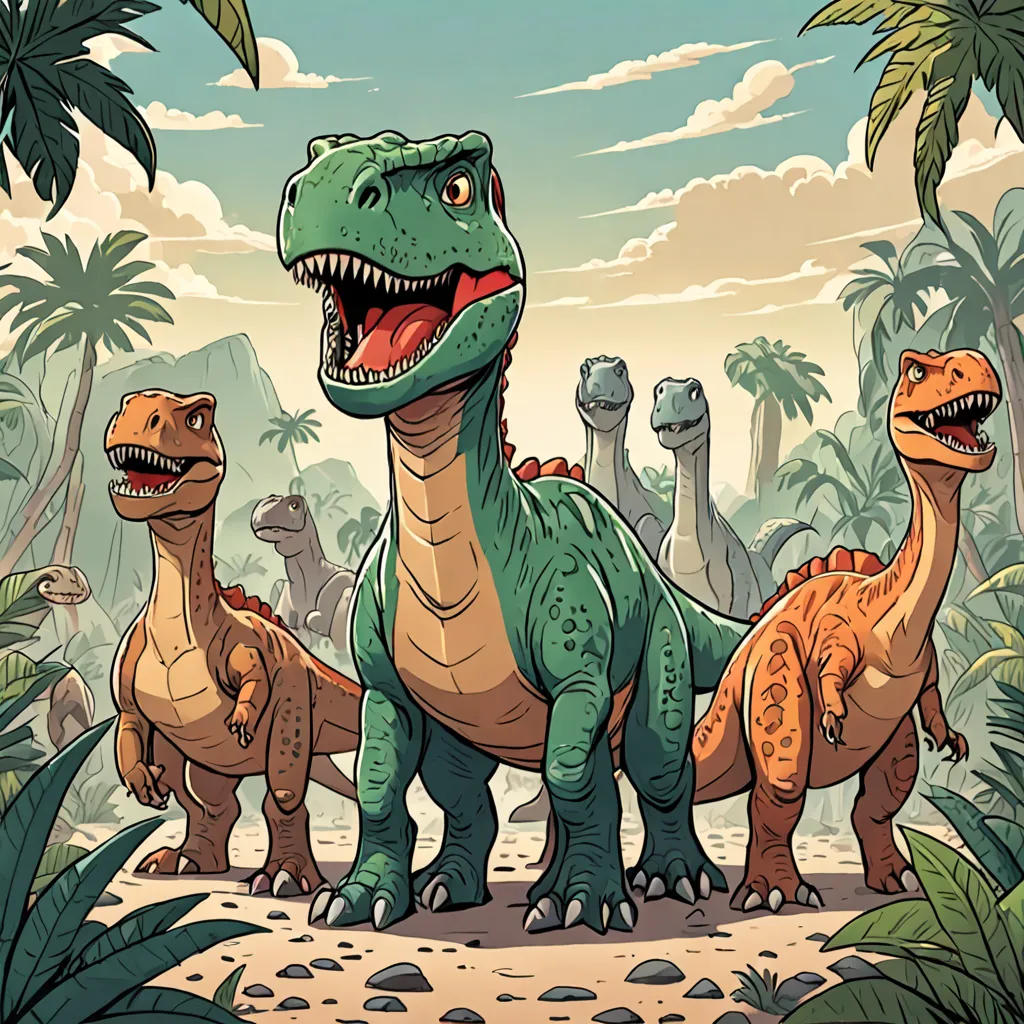 The Brave Adventure Of Timmy The T-rex