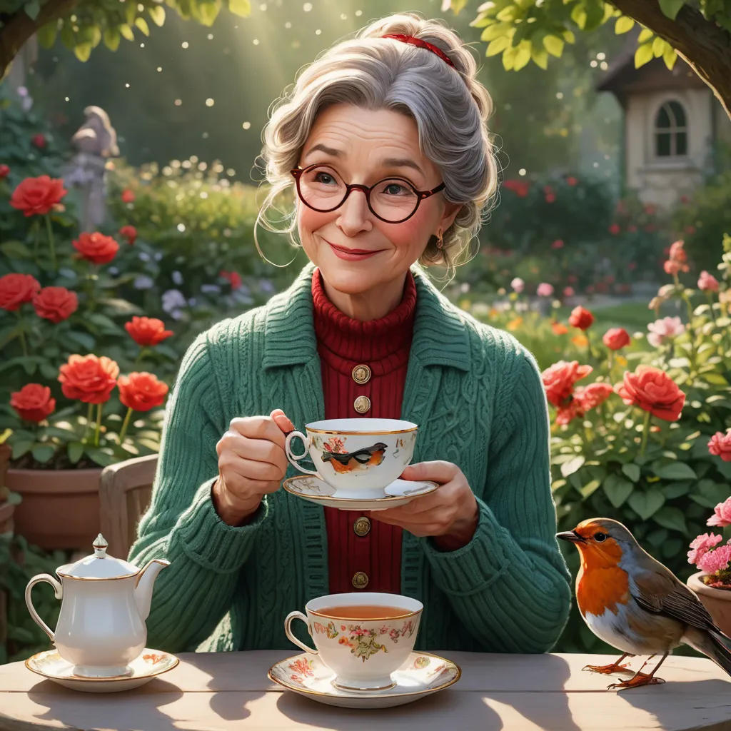 The Tea-Loving Robin