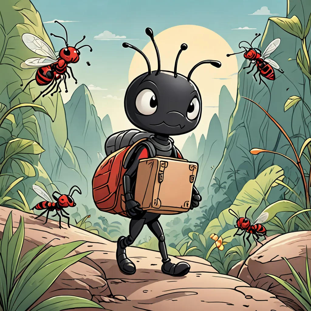 The Curious Ant and the Great Discovery