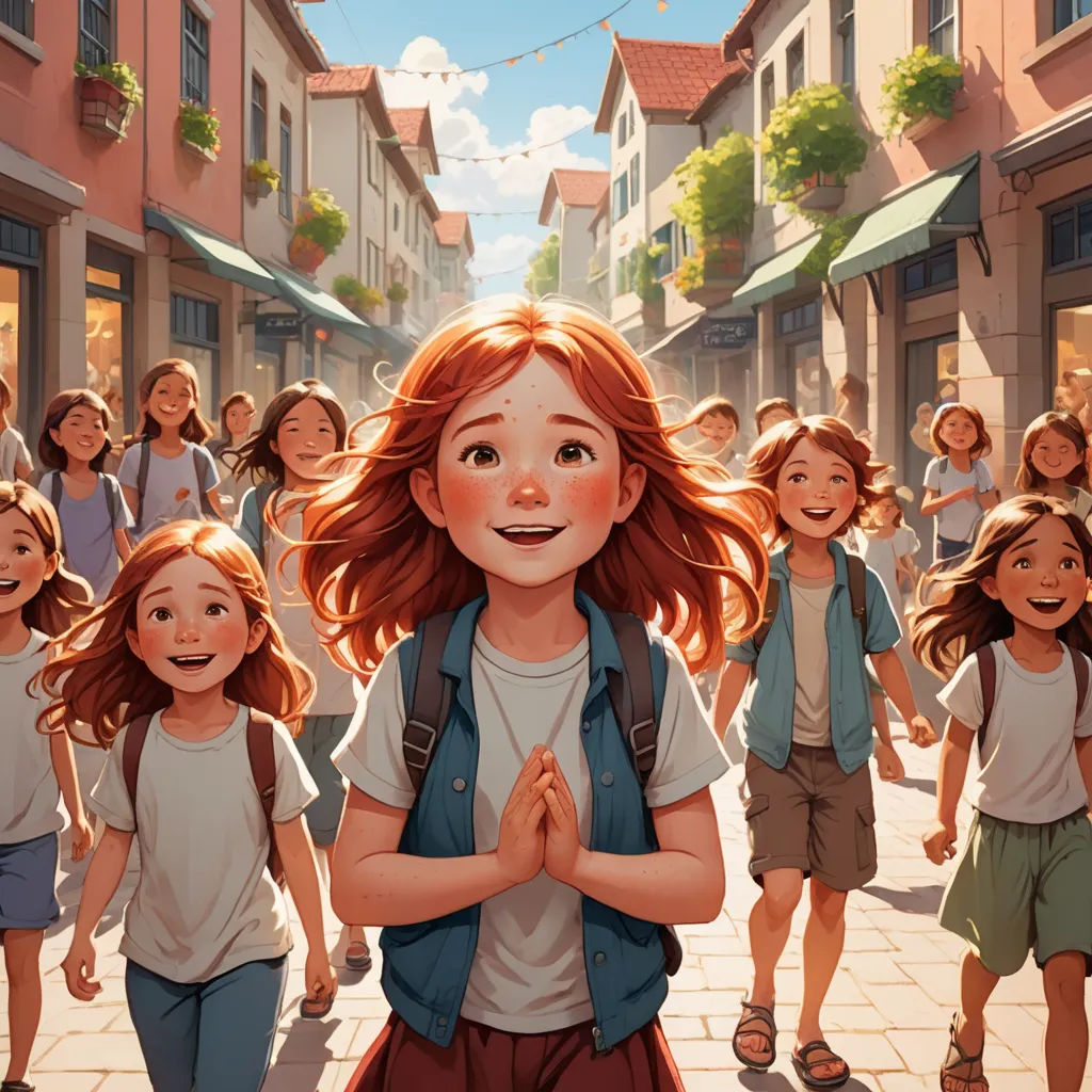 a group of children walking down a street next to each other with backpacks on their shoulders and hands folded, paris school, a storybook illustration, Diego Gisbert Llorens, rossdraws global illumination
