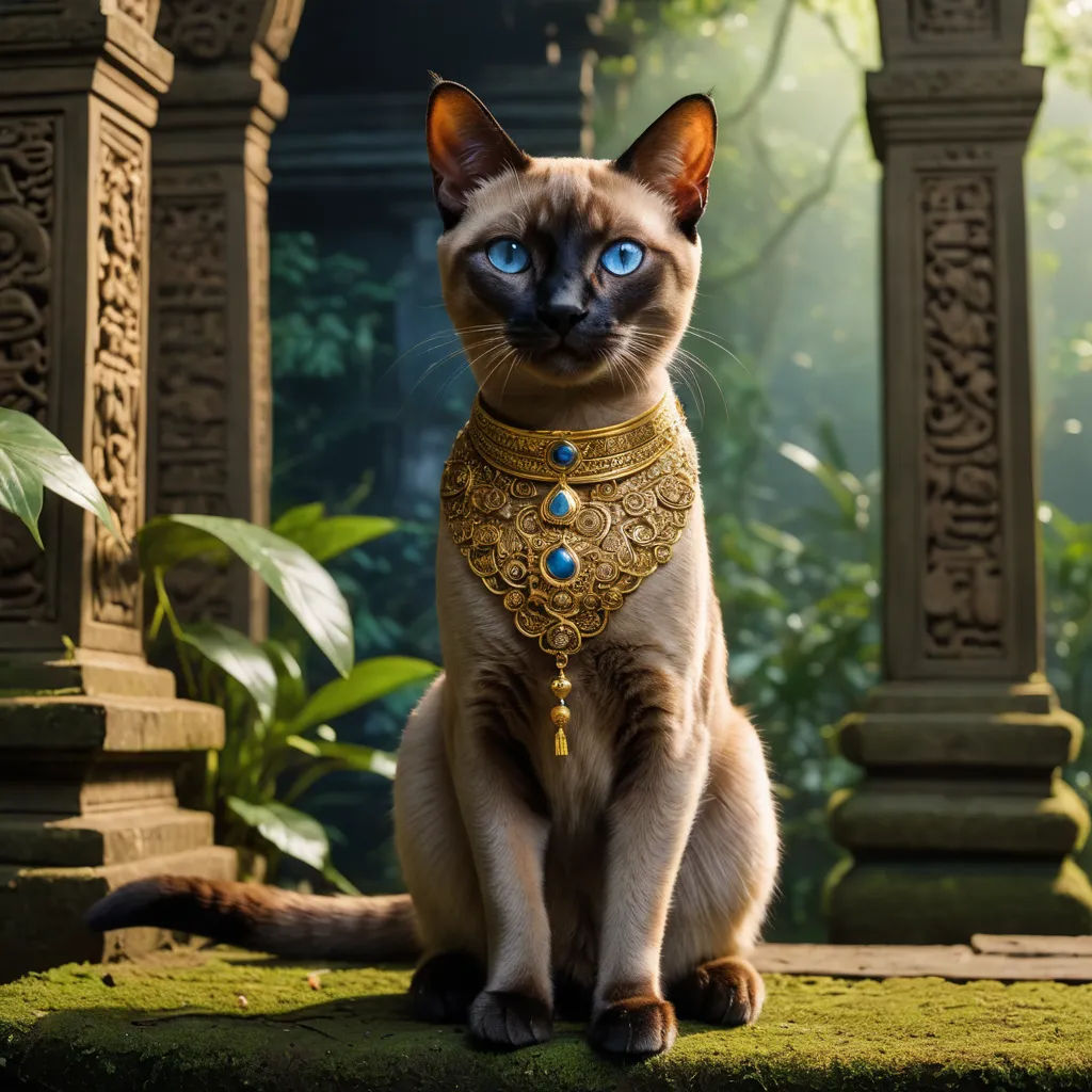 Adventure in the Siamese Cat Temple: The Secret of the Golden Statue