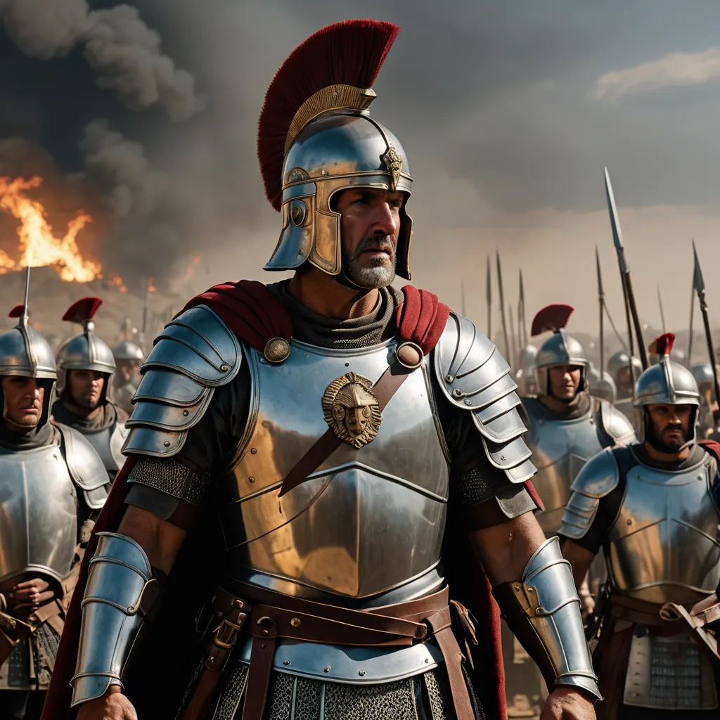 a group of men in armor standing next to each other on a field of grass and dirt with a sky background, antipodeans, a detailed matte painting, Edi Rama, weta digital