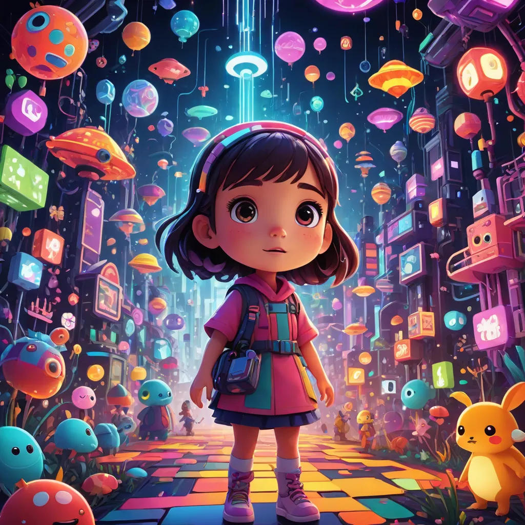 The Little Girl and the Cell Phone Adventure