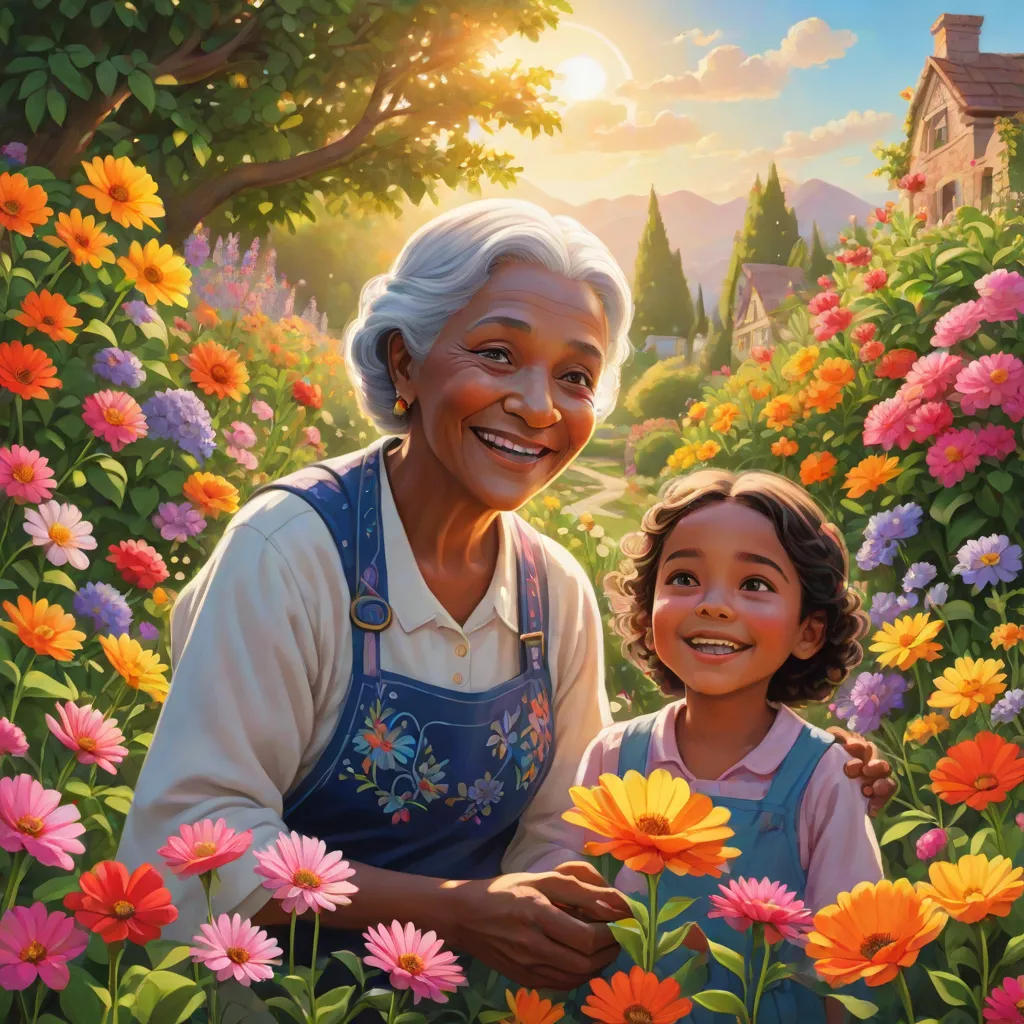 Zora and Her Grandma's Garden