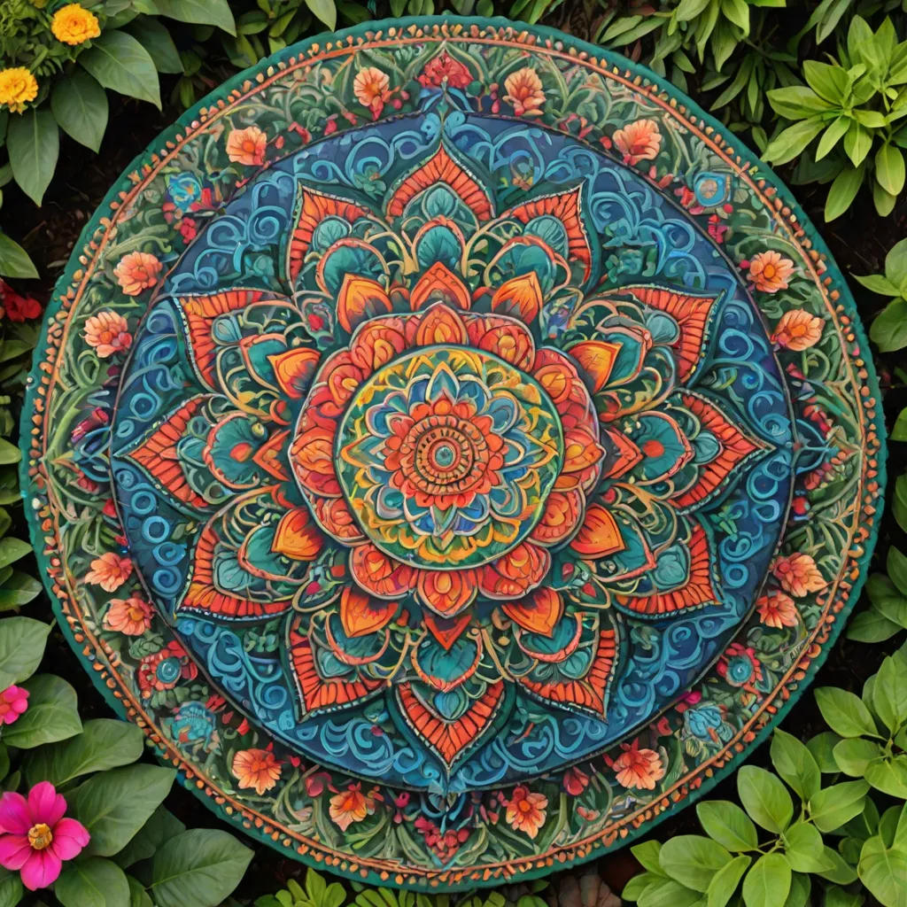 The Mandala Garden: A Coloring Journey