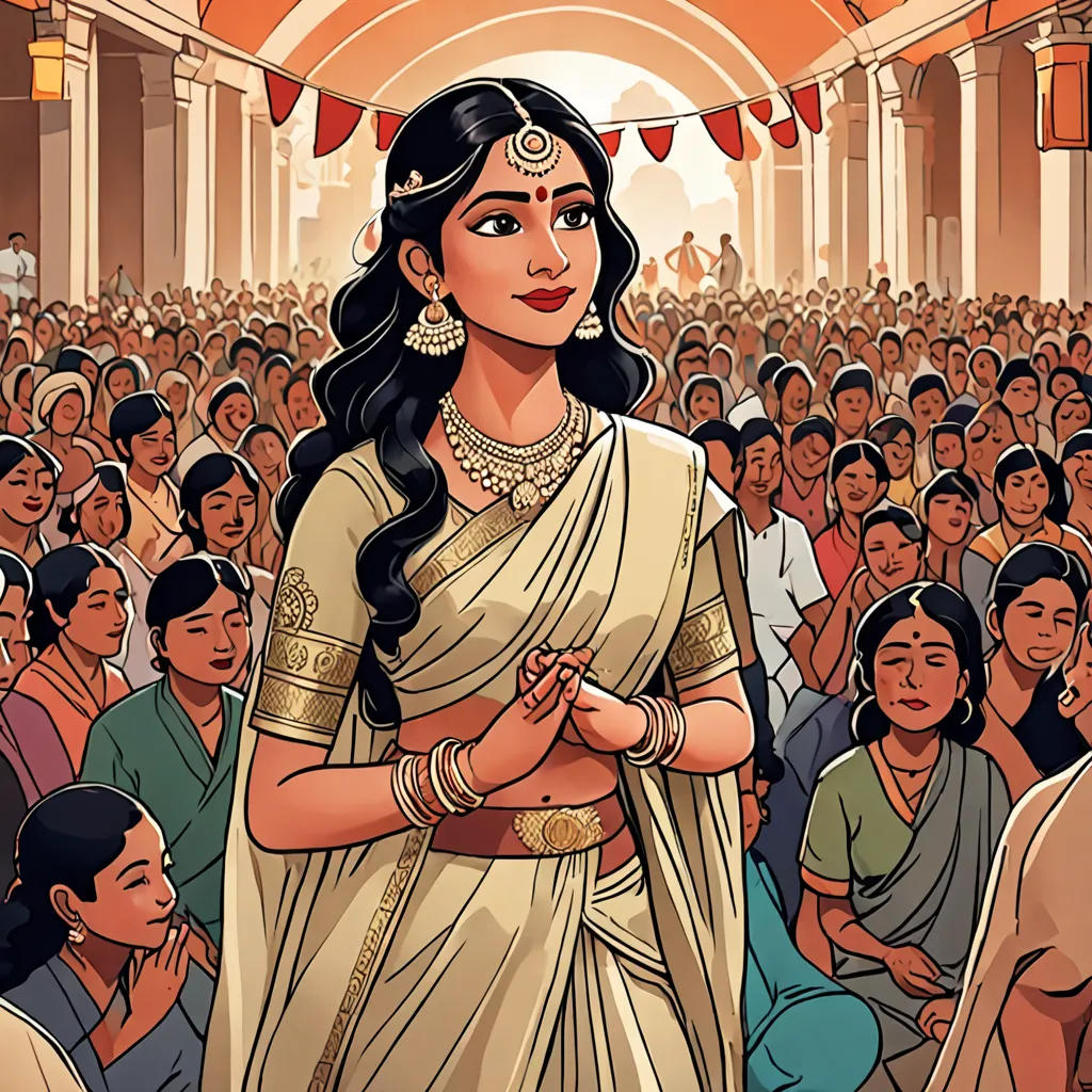 Priya's Journey to the Festival