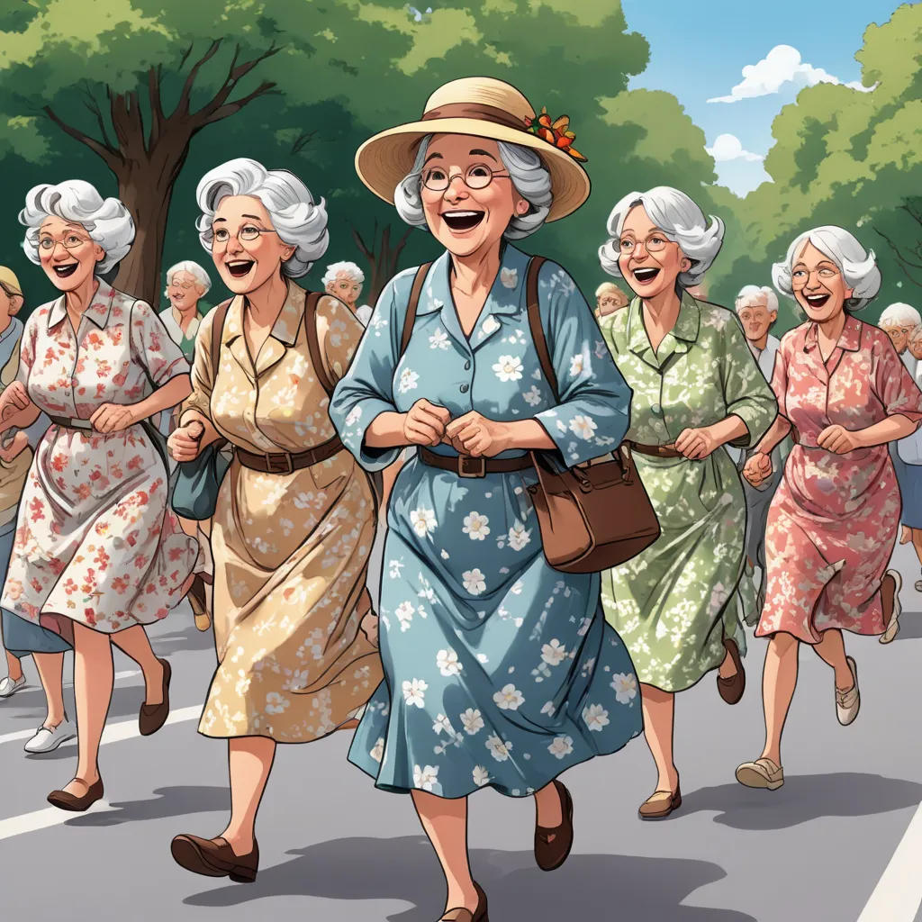 The Duel of the Feisty Grandmas