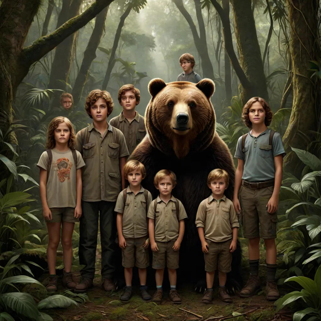 The Jungle Adventure of the Seven Brothers and Two Sisters