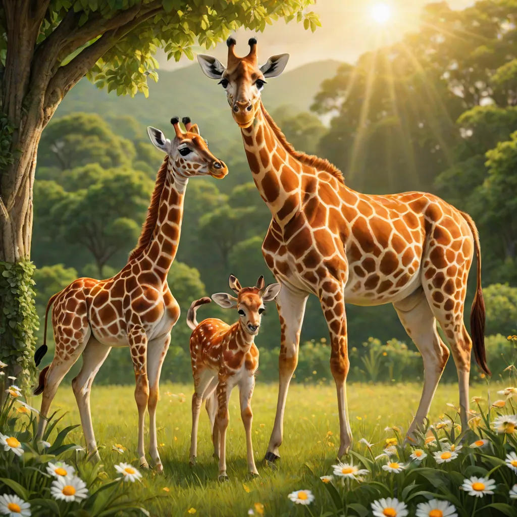 The Giraffe and the Deer