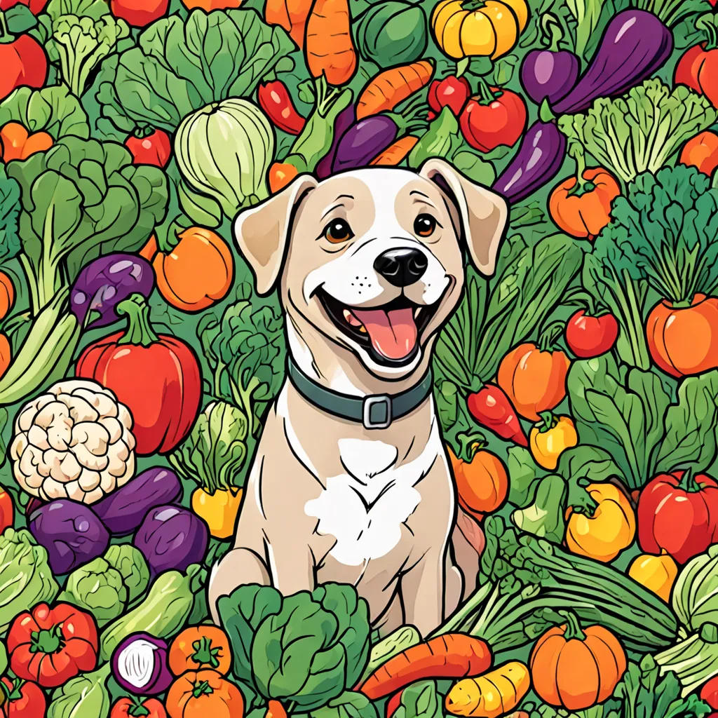 The Veggie-Loving Pup