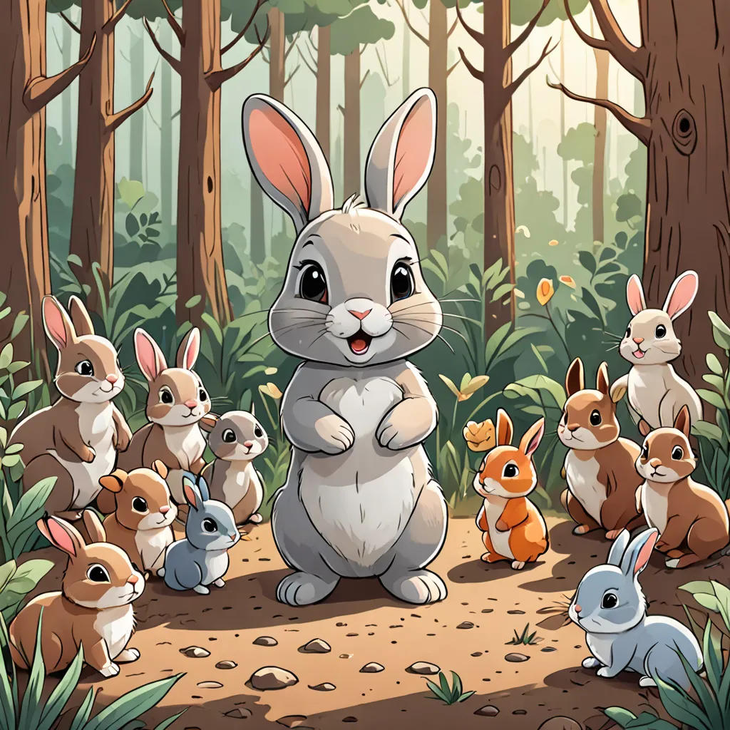 The Clever Rabbit's Victory