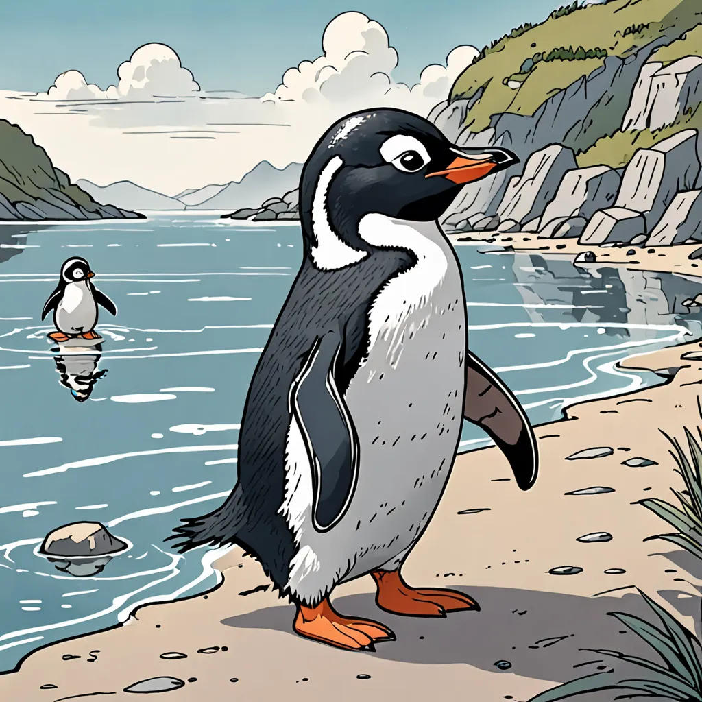The Brave Little Penguin