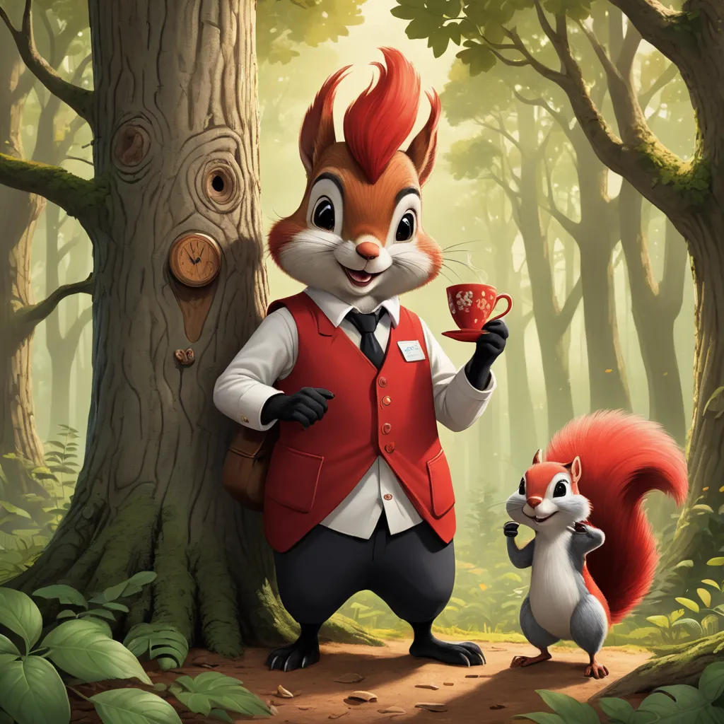 The Adventurous Journey of Edmund the Timid Squirrel