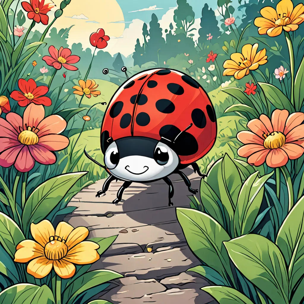 The Colorful Adventure of Lily the Ladybug