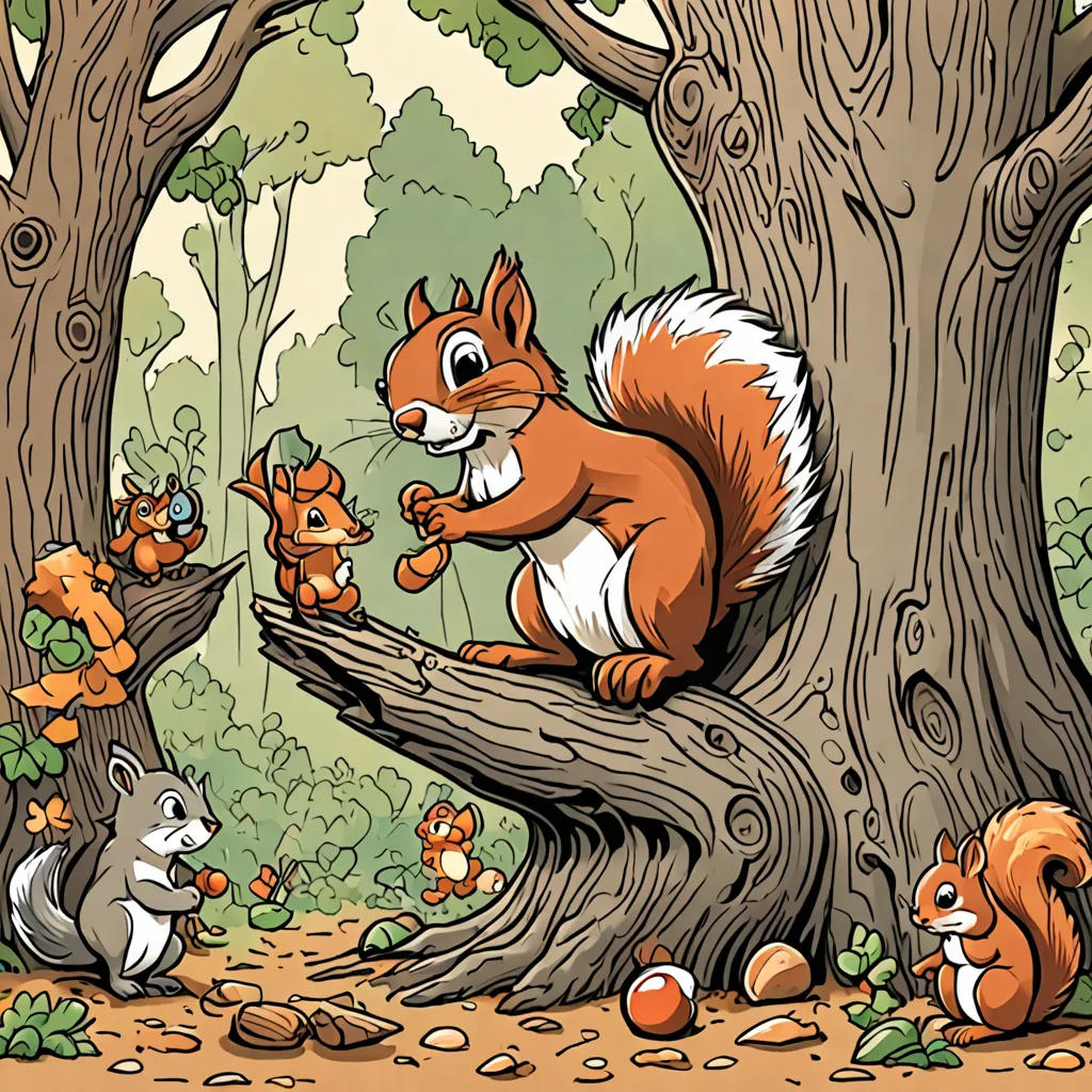 Sammy the Squirrel's Kindness