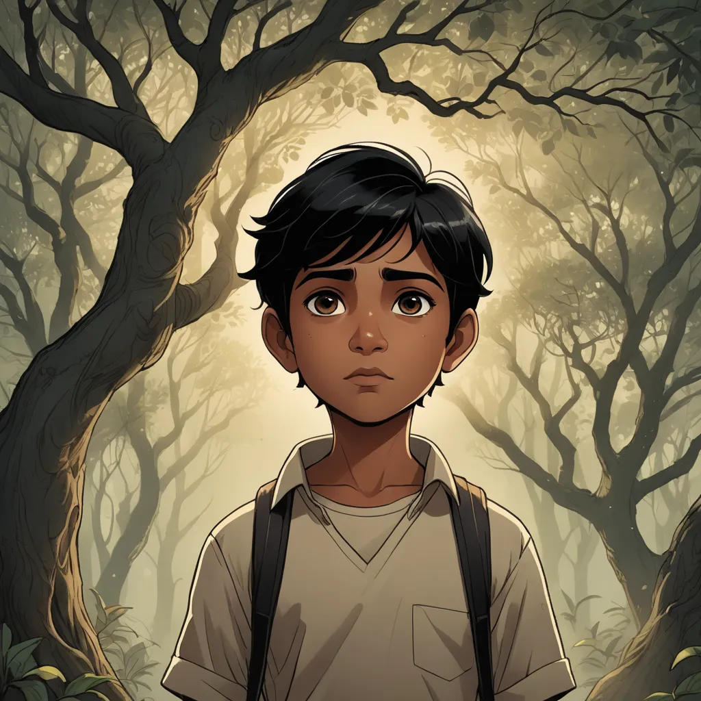 The Brave Boy and the Ghostly Toy