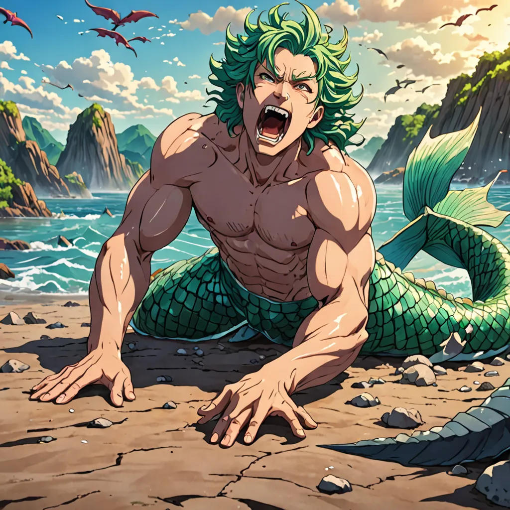 The Struggle of the Mer-Man