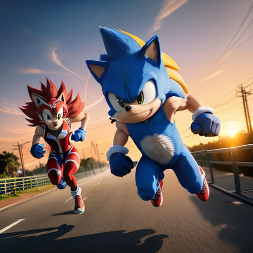 The Clash of Speed: Sonic vs Knuckles