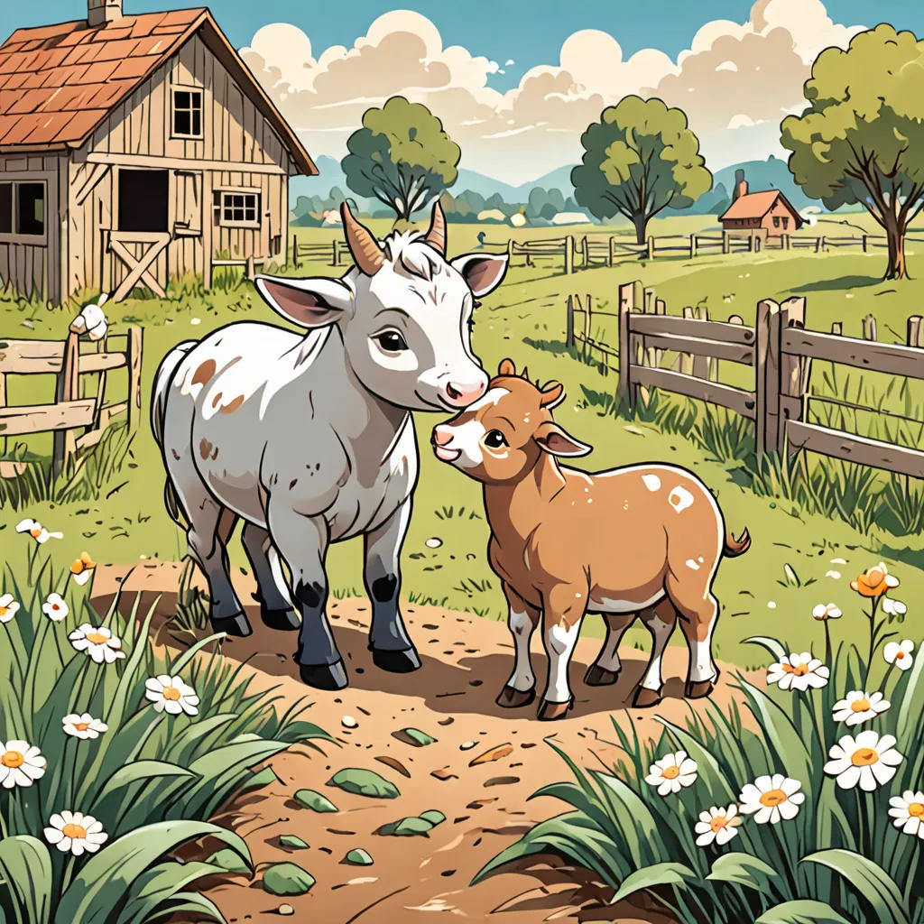 The Brave Little Rooster and Duckling